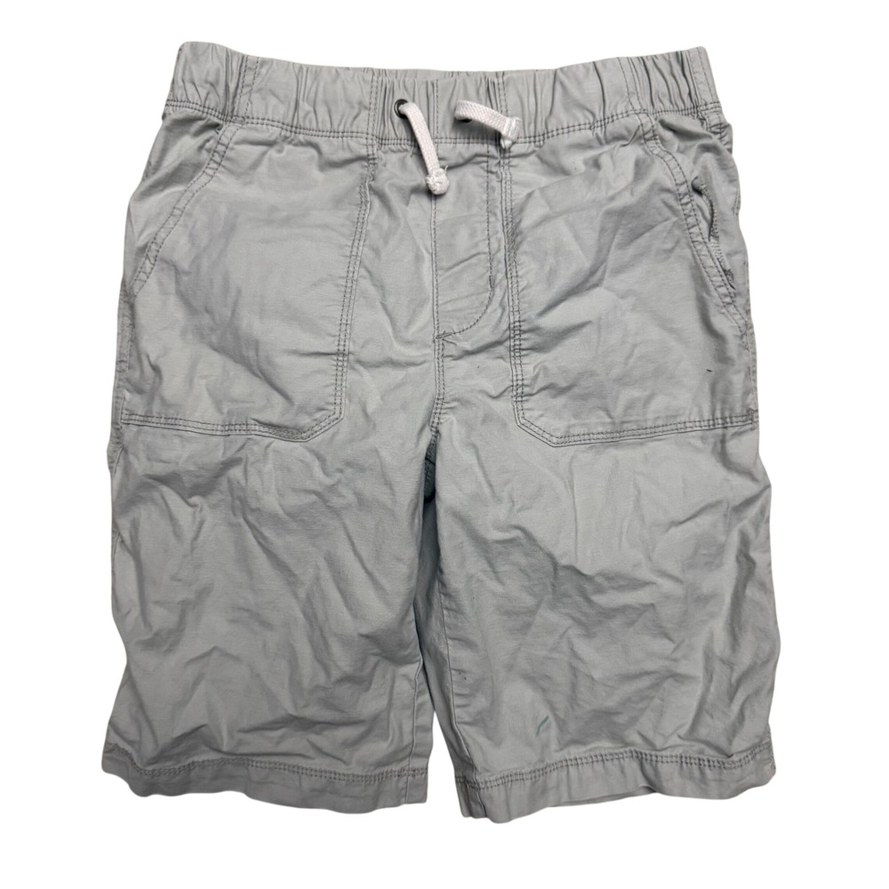 Old Navy Khaki Tan Elastic Waist Drawstring Chino Shorts Boys Size XL 14-16